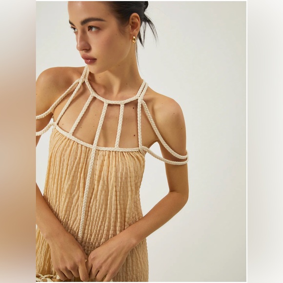 Commense Draped Halterneck Backless Long Dress - Picture 3 of 9